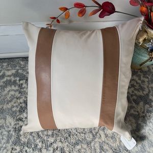 Hand made genuine 100 percent leather cushions